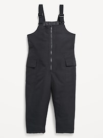 Image number 1 showing, Water-Resistant Snow-Bib Overalls for Toddler Boys