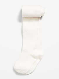 Image number 1 showing, Soft-Knit Solid Tights 2-Pack for Toddler Girls