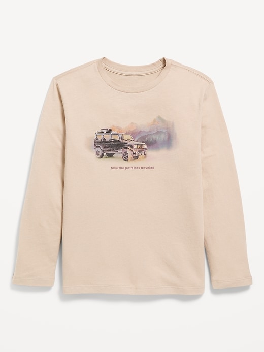 Image number 1 showing, Long-Sleeve Graphic T-Shirt for Boys