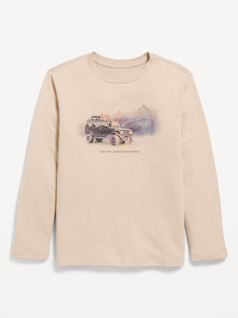 Long-Sleeve Graphic T-Shirt for Boys