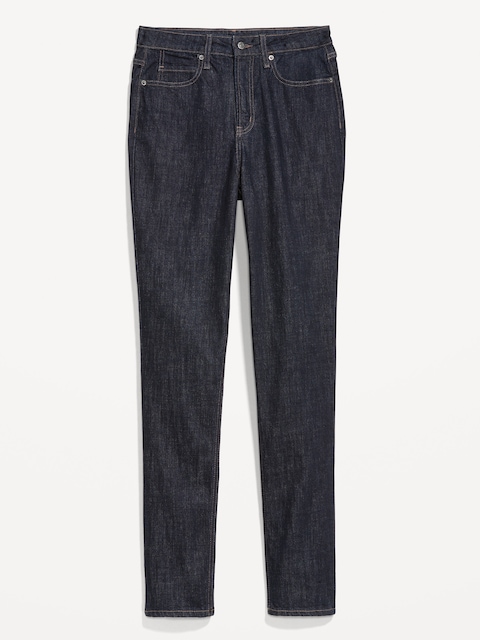 Curvy Extra High-Waisted Straight Jeans - Rinse