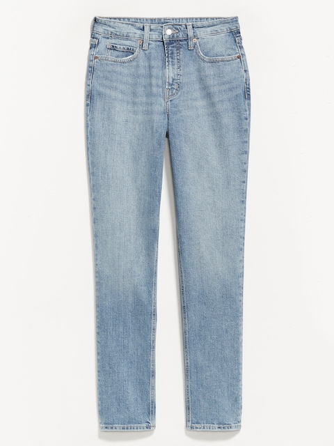 Curvy Extra High-Waisted Straight Jeans - Celine
