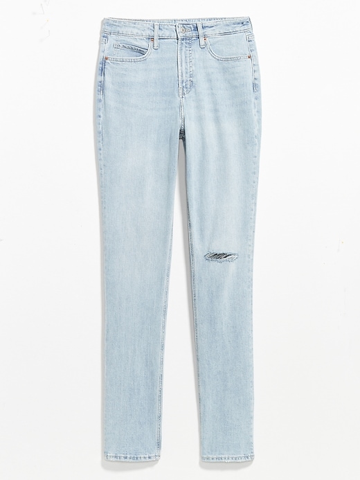 Image number 5 showing, Curvy Extra High-Waisted Straight Jeans