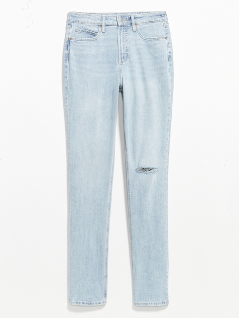 Curvy Extra High-Waisted Straight Jeans - Tamara