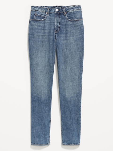 Curvy Extra High-Waisted Straight Jeans - Harper