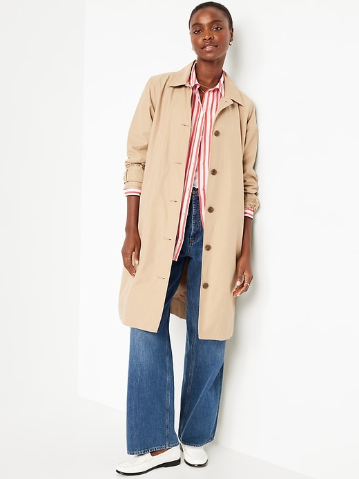 Image number 3 showing, Oversized Button-Down Boyfriend Shirt
