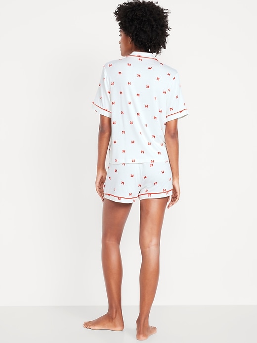 L'image numéro 2 présente Ensemble short en tricot de jersey Grasse matinée