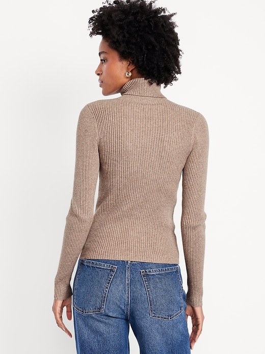 Image number 2 showing, SoSoft Lite Rib Turtleneck Sweater