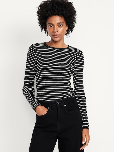 SoSoft Lite Ribbed Crew-Neck Sweater