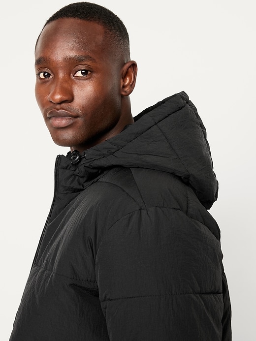 Image number 6 showing, Water-Resistant Hooded Puffer Jacket