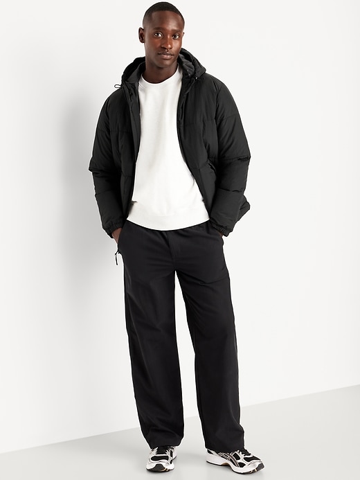 Image number 3 showing, Water-Resistant Hooded Puffer Jacket