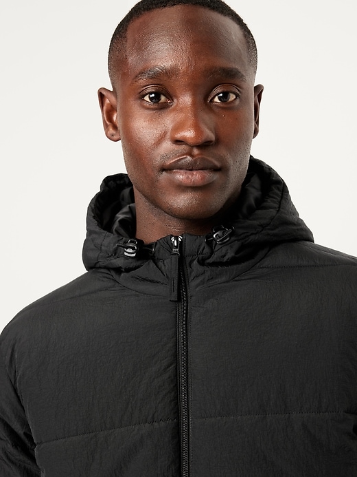 Image number 4 showing, Water-Resistant Hooded Puffer Jacket
