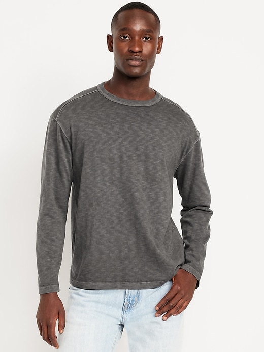 Image number 1 showing, Heavyweight Slub-Knit T-Shirt