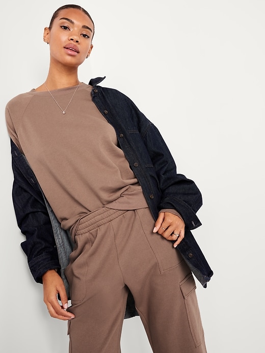 Image number 6 showing, SoComfy Oversized Raglan Sweatshirt