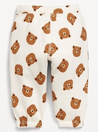 L'image numéro 2 présente Pantalon en coton ouaté à logo imprimé pour bébé