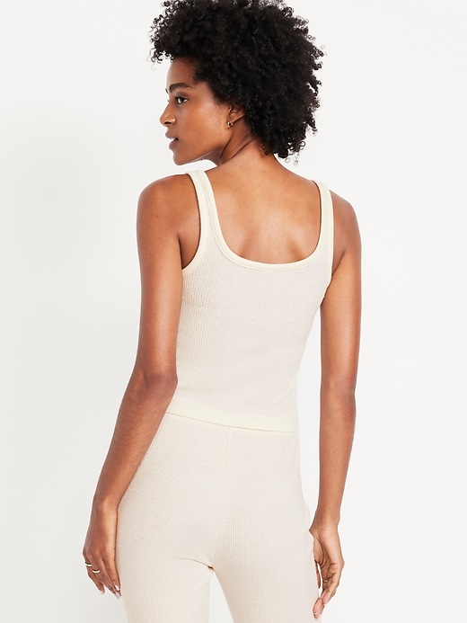 L'image numéro 2 présente Camisole de pyjama douillet gaufré