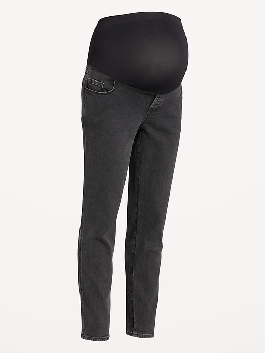 Image number 7 showing, Maternity Full-Panel Vintage Slim Jeans