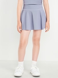 Image number 3 showing, High-Waisted PowerSoft Ribbed Skort for Girls