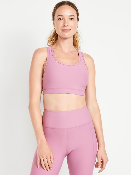 Image number 1 showing, Medium Support PowerSoft Racerback Sports Bra