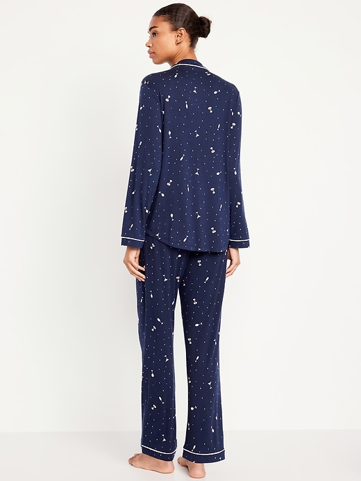 Image number 2 showing, Sunday Sleep Knit Jersey Pant Set