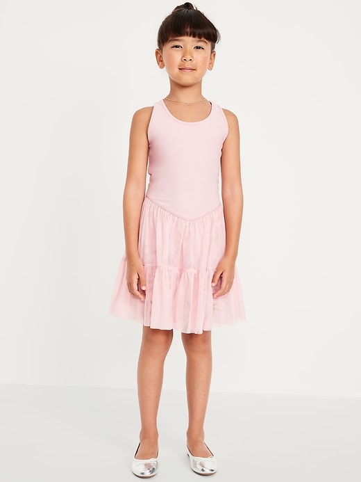 Image number 3 showing, PowerSoft Sleeveless Tutu Athletic Dress for Girls