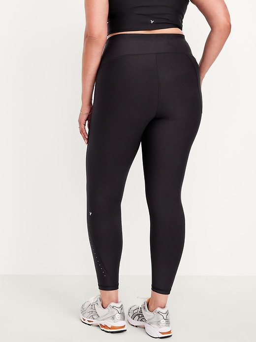 Image number 8 showing, High-Waisted PowerSoft Train 7/8 Run Leggings