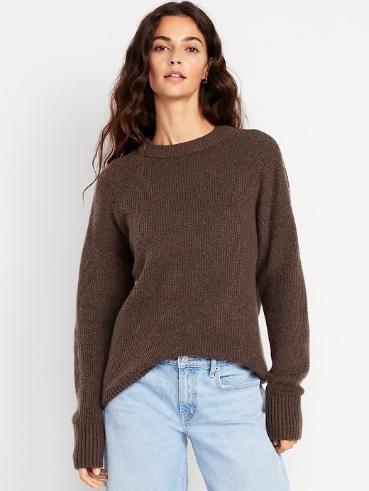 Image number 1 showing, SoSoft Crew-Neck Tunic Sweater