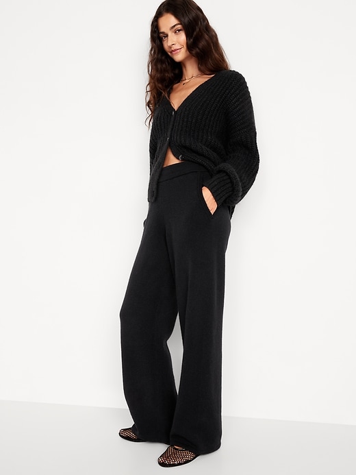 Image number 3 showing, High-Waisted SoSoft Sweater Pants