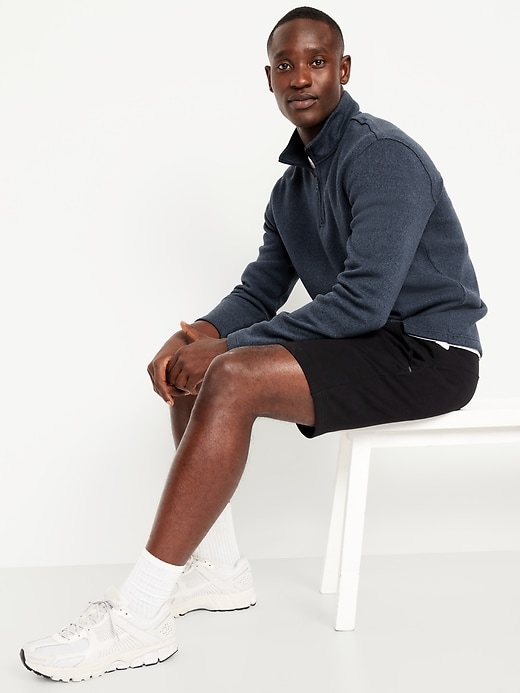 Image number 3 showing, Sweater-Knit Fleece Quarter-Zip Pullover