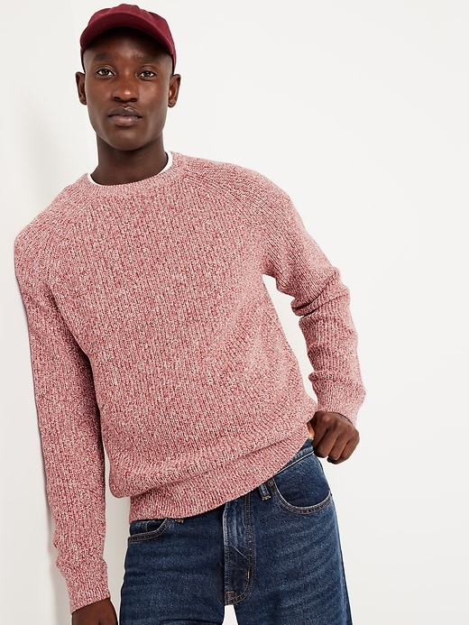 Image number 3 showing, Crew-Neck Shaker-Stitch Sweater