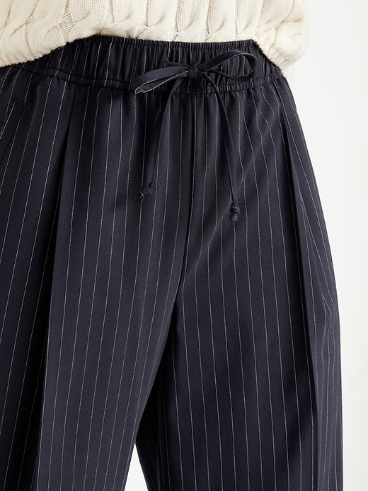Image number 5 showing, High-Waisted Billie Pinstripe Wide-Leg Trouser