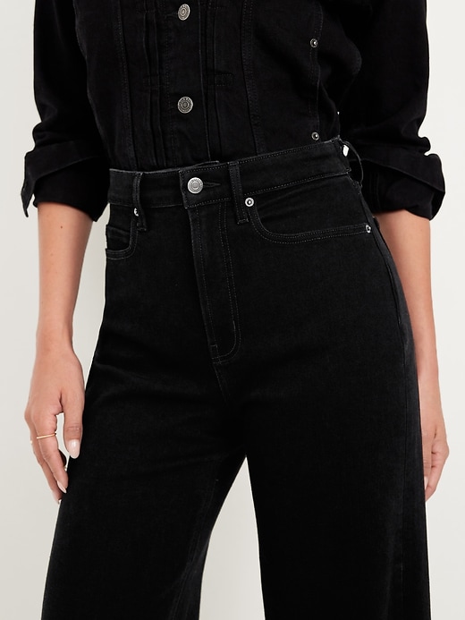 Image number 4 showing, Extra High-Waisted Super Wide-Leg Jeans