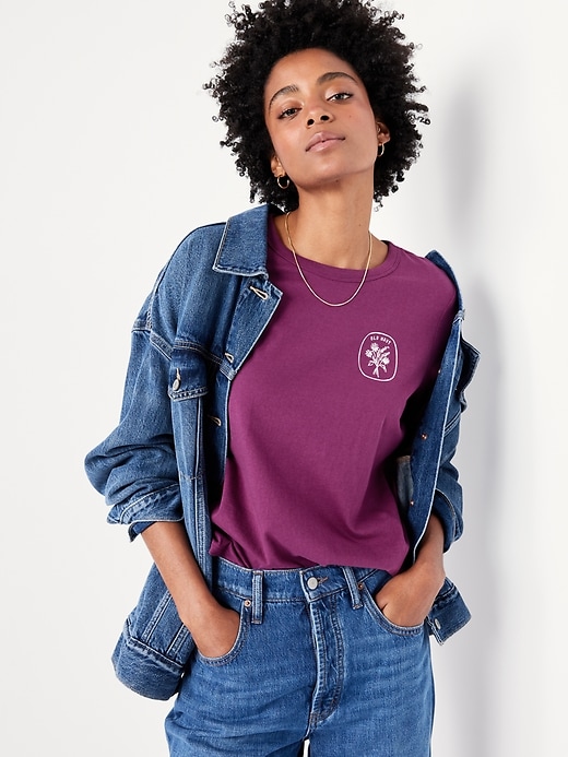 Image number 3 showing, EveryWear Crew-Neck Logo-Graphic T-Shirt