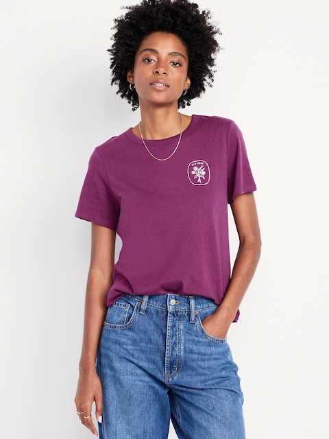 EveryWear Crew-Neck Logo-Graphic T-Shirt - Madder Root