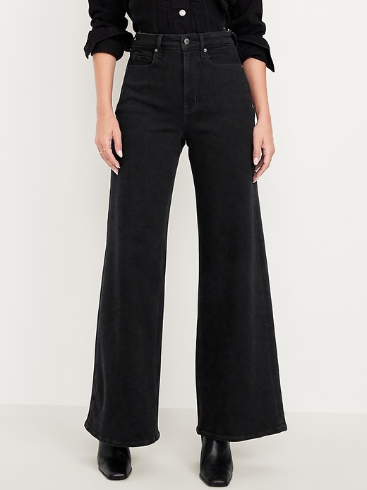 Image number 2 showing, Extra High-Waisted Super Wide-Leg Jeans