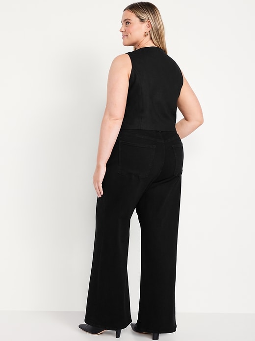 Image number 9 showing, Extra High-Waisted Super Wide-Leg Jeans