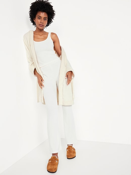Image number 3 showing, Cozy Terry Hooded Robe