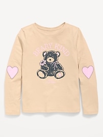 L'image numéro 1 présente T-shirt à manches longues et à imprimé pour fille