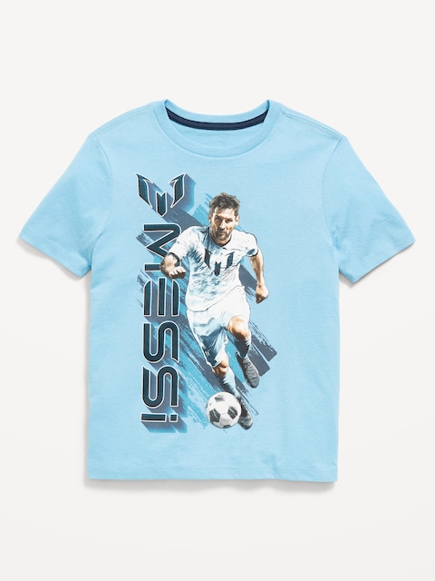 Messi™ Graphic T-Shirt for Boys - Light Blue