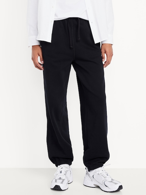 Heavyweight Baggy Jogger Sweatpants - Black Jack