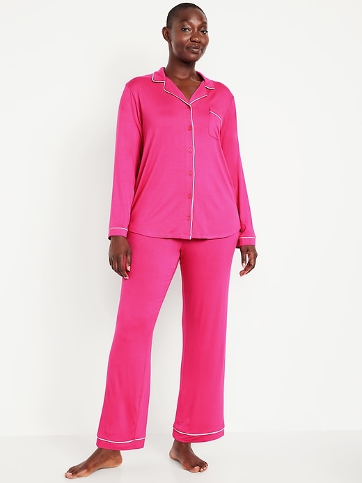 Image number 5 showing, Sunday Sleep Knit Jersey Pant Set