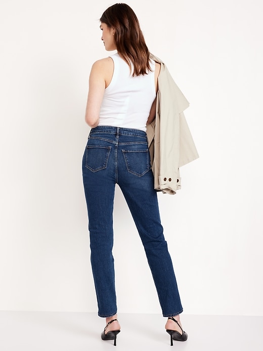 Image number 3 showing, High-Waisted Vintage Slim Jeans