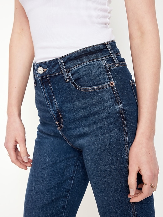 L'image numéro 4 présente Jean étroit vintage à taille haute