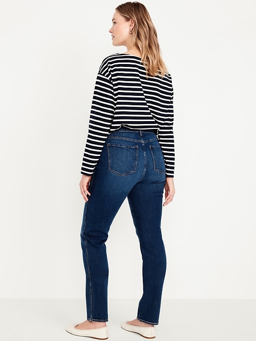 L'image numéro 7 présente Jean étroit vintage à taille haute