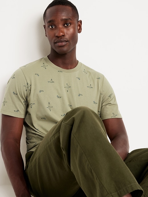 L'image numéro 3 présente T-shirt ras du cou