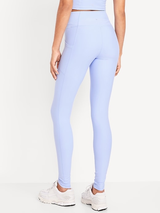 L'image numéro 2 présente Legging PowerSoft à poche à taille haute pleine longueur