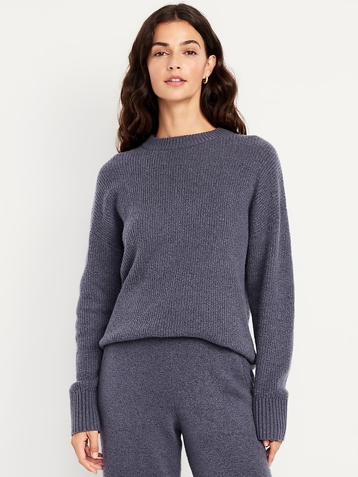 Image number 1 showing, SoSoft Crew-Neck Tunic Sweater