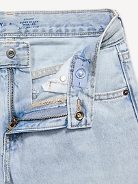 View large product image 3 of 3. Mid-Rise Super Baggy Wide-Leg Jeans for Girls