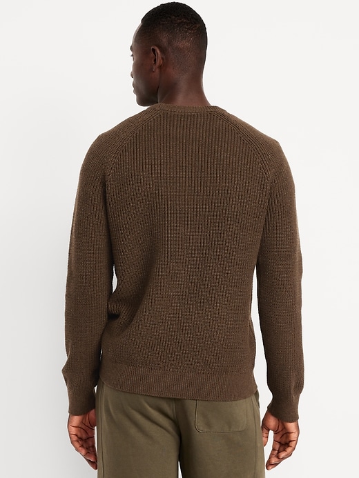 Image number 2 showing, Crew-Neck Shaker-Stitch Sweater