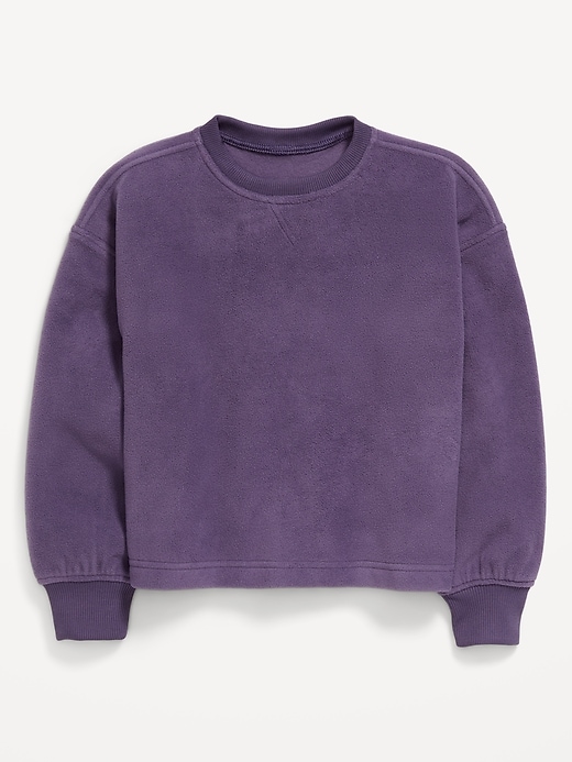 Image number 2 showing, Long-Sleeve Microfleece Top for Girls